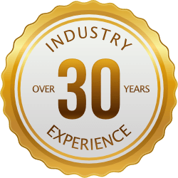 Badge - 30 Years Industry Experience1